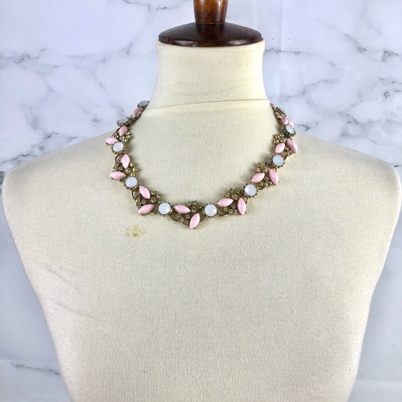 4 for $25 H&M Chunky Gem Studded Necklace - Picture 1 of 3